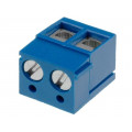 TB-5.0-K-2P; PCB terminal block; straight; 5mm; ways: 2; on PCBs; 2.5mm2; tinned; NINIGI TB-5.0-K-2P; PCB terminal block; straight; 5mm; ways: 2; on PCBs; 2.5mm2; tinned; NINIGI