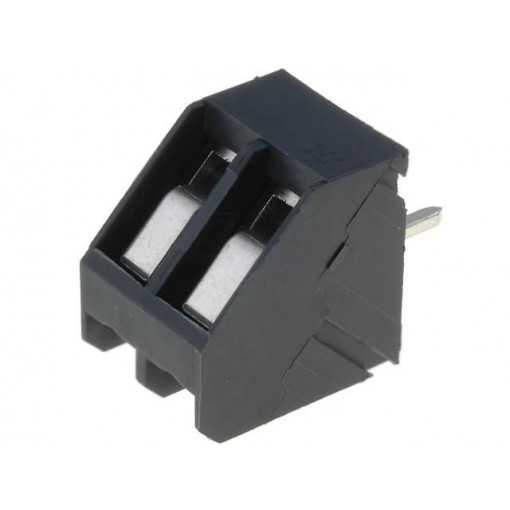 AK300/2-5,0-GRAU; PCB terminal block; angled 45°; 5mm; ways: 2; on PCBs; 0.5÷2.5mm2; PTR MESSTECHNIK AK300/2-5,0-GRAU; PCB terminal block; angled 45°; 5mm; ways: 2; on PCBs; 0.5÷2.5mm2; PTR MESSTECHNIK
