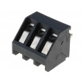 AK300/3-5,0-GRAU; PCB terminal block; angled 45°; 5mm; ways: 3; on PCBs; 0.5÷2.5mm2; PTR  MESSTECHNIK AK300/3-5,0-GRAU; PCB terminal block; angled 45°; 5mm; ways: 3; on PCBs; 0.5÷2.5mm2; PTR  MESSTECHNIK