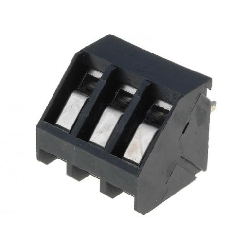 AK300/3-5,0-GRAU; PCB terminal block; angled 45°; 5mm; ways: 3; on PCBs; 0.5÷2.5mm2; PTR MESSTECHNIK AK300/3-5,0-GRAU; PCB terminal block; angled 45°; 5mm; ways: 3; on PCBs; 0.5÷2.5mm2; PTR MESSTECHNIK