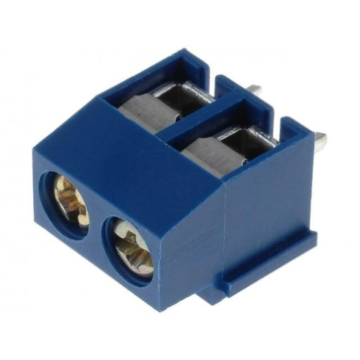 ETB11020B000Z; PCB terminal block; angled 90°; 5mm; ways: 2; on PCBs; 1.5mm2; 8A; ECE