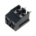 AK100/2DS-5,0-V/GRAU; PCB terminal block; angled 90°; 5mm; ways: 2; on PCBs; 0.5÷2.5mm2; PTR  MESSTECHNIK