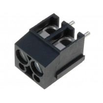 AK100/2DS-5,0-V/GRAU; PCB terminal block; angled 90°; 5mm; ways: 2; on PCBs; 0.5÷2.5mm2; PTR  MESSTECHNIK AK100/2DS-5,0-V/GRAU; PCB terminal block; angled 90°; 5mm; ways: 2; on PCBs; 0.5÷2.5mm2; PTR  MESSTECHNIK