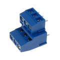 TB-5.0-P-2X3F; PCB terminal block; angled 90°; 5mm; ways: 6; on PCBs; double deck; NINIGI TB-5.0-P-2X3F; PCB terminal block; angled 90°; 5mm; ways: 6; on PCBs; double deck; NINIGI