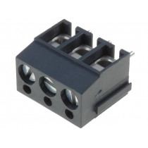 AK100/3DS-5,0-V/GRAU; PCB terminal block; angled 90°; 5mm; ways: 3; on PCBs; 0.5÷2.5mm2; PTR  MESSTECHNIK AK100/3DS-5,0-V/GRAU; PCB terminal block; angled 90°; 5mm; ways: 3; on PCBs; 0.5÷2.5mm2; PTR  MESSTECHNIK