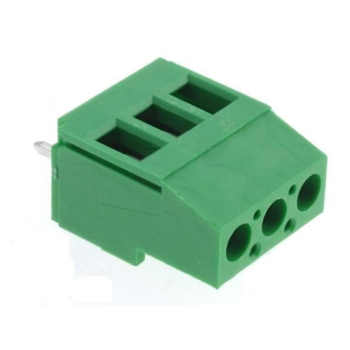 AK700/3-5,0-V/GRUEN; PCB terminal block; angled 90°; 5mm; ways: 3; on PCBs; 0.5÷4mm2; PTR MESSTECHNIK AK700/3-5,0-V/GRUEN; PCB terminal block; angled 90°; 5mm; ways: 3; on PCBs; 0.5÷4mm2; PTR MESSTECHNIK