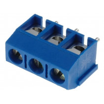 TB-5.0-P-3P; PCB terminal block; angled 90°; 5mm; ways: 3; on PCBs; 2.5mm2; 16A; NINIGI