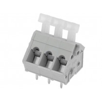 AK3001/3-KD-5.0/KIES; PCB terminal block; angled 45°; 5mm; ways: 3; on PCBs; 0.5÷2.5mm2; PTR  MESSTECHNIK AK3001/3-KD-5.0/KIES; PCB terminal block; angled 45°; 5mm; ways: 3; on PCBs; 0.5÷2.5mm2; PTR  MESSTECHNIK