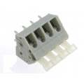 AK3001/4-KD-5.0/KIES; PCB terminal block; angled 45°; 5mm; ways: 4; on PCBs; 0.5÷2.5mm2; PTR  MESSTECHNIK AK3001/4-KD-5.0/KIES; PCB terminal block; angled 45°; 5mm; ways: 4; on PCBs; 0.5÷2.5mm2; PTR  MESSTECHNIK