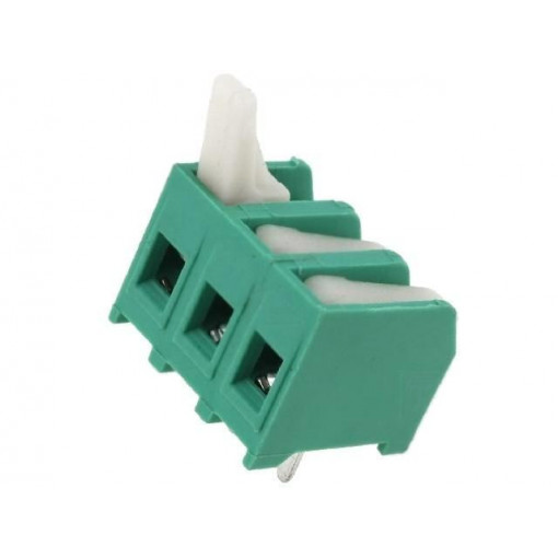 TB-5.0-PT-3P; PCB terminal block; straight; 5mm; ways: 3; on PCBs; 0.5mm2; tinned; NINIGI