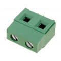 282844-2; PCB terminal block; angled 90°; 7.5mm; ways: 2; on PCBs; terminal; TE Connectivity 282844-2; PCB terminal block; angled 90°; 7.5mm; ways: 2; on PCBs; terminal; TE Connectivity