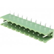 XY2500R-A(5.0)-10P; Pluggable terminal block; Contacts ph: 5mm; ways: 10; angled 90°; XINYA