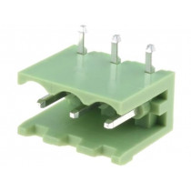XY2500R-A(5.0)-3P; Pluggable terminal block; Contacts ph: 5mm; ways: 3; angled 90°; XINYA