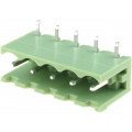 XY2500R-A(5.0)-5P; Pluggable terminal block; Contacts ph: 5mm; ways: 5; angled 90°; XINYA