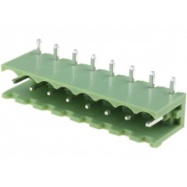 XY2500R-A(5.0)-8P; Pluggable terminal block; Contacts ph: 5mm; ways: 8; angled 90°; XINYA