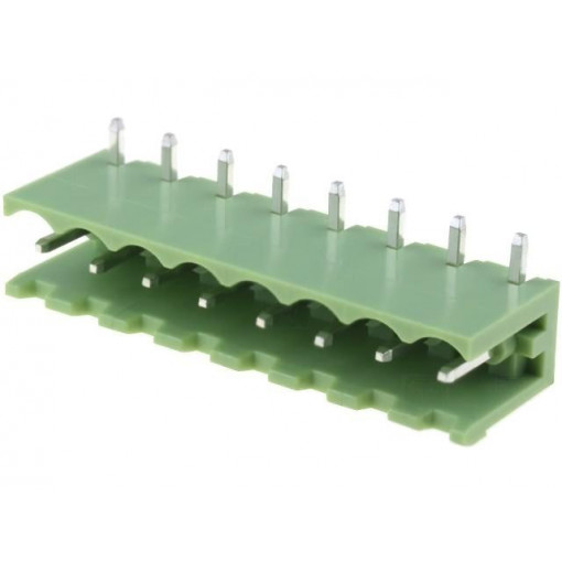 XY2500R-A(5.0)-8P; Pluggable terminal block; Contacts ph: 5mm; ways: 8; angled 90°; XINYA