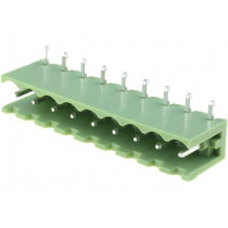 XY2500R-A(5.0)-9P; Pluggable terminal block; Contacts ph: 5mm; ways: 9; angled 90°; XINYA