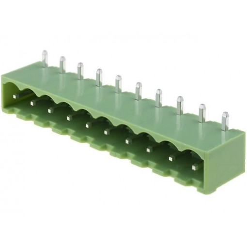 XY2500R-B(5.0)-10P; Pluggable terminal block; Contacts ph: 5mm; ways: 10; angled 90°; XINYA