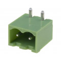 XY2500R-B(5.0)-2P; Pluggable terminal block; Contacts ph: 5mm; ways: 2; angled 90°; XINYA