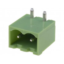XY2500R-B(5.0)-2P; Pluggable terminal block; Contacts ph: 5mm; ways: 2; angled 90°; XINYA