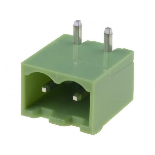 XY2500R-B(5.0)-2P; Pluggable terminal block; Contacts ph: 5mm; ways: 2; angled 90°; XINYA