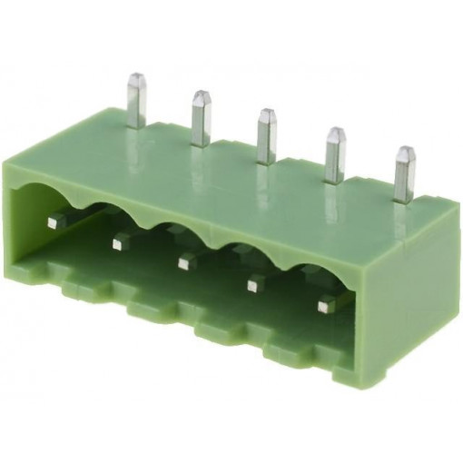 XY2500R-B(5.0)-5P; Pluggable terminal block; Contacts ph: 5mm; ways: 5; angled 90°; XINYA