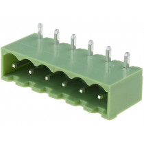 XY2500R-B(5.0)-6P; Pluggable terminal block; Contacts ph: 5mm; ways: 6; angled 90°; XINYA