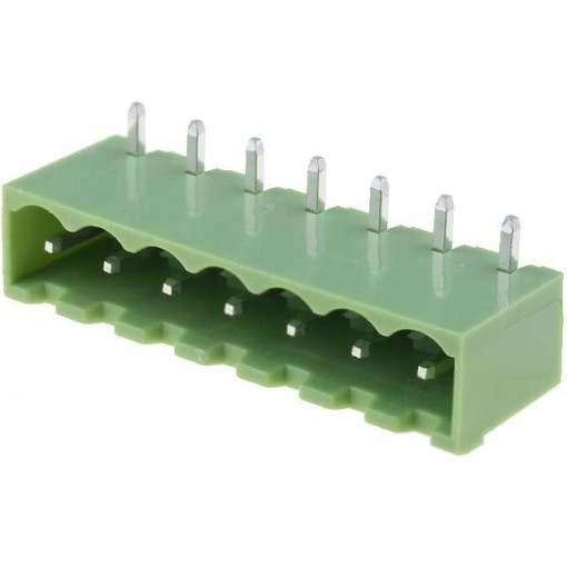 XY2500R-B(5.0)-7P; Pluggable terminal block; Contacts ph: 5mm; ways: 7; angled 90°; XINYA