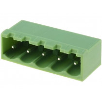 XY2500V-B(5.0)-5P; Pluggable terminal block; Contacts ph: 5mm; ways: 5; straight; XINYA