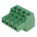 284506-4; Pluggable terminal block; Contacts ph: 3.5mm; ways: 4; straight; TE Connectivity