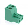 326-021-14; Pluggable terminal block; 5mm; ways: 2; straight; plug; female; KARSON 326-021-14; Pluggable terminal block; 5mm; ways: 2; straight; plug; female; KARSON