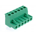 326-061-14; Pluggable terminal block; 5mm; ways: 6; straight; plug; female; KARSON 326-061-14; Pluggable terminal block; 5mm; ways: 6; straight; plug; female; KARSON