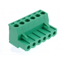 326-061-14; Pluggable terminal block; 5mm; ways: 6; straight; plug; female; KARSON