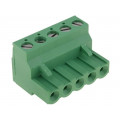 796634-5; Pluggable terminal block; Contacts ph: 5.08mm; ways: 5; straight; TE Connectivity 796634-5; Pluggable terminal block; Contacts ph: 5.08mm; ways: 5; straight; TE Connectivity