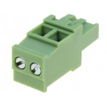XY2500F-AV(5.0)-2P; Pluggable terminal block; 5mm; ways: 2; angled 90°; plug; female; XINYA