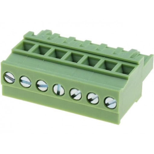 XY2500F-AV(5.0)-7P; Pluggable terminal block; 5mm; ways: 7; angled 90°; plug; female; XINYA