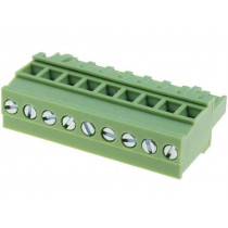 XY2500F-AV(5.0)-9P; Pluggable terminal block; 5mm; ways: 9; angled 90°; plug; female; XINYA
