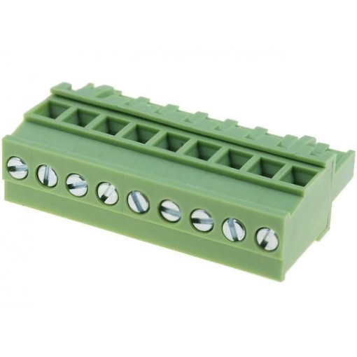 XY2500F-AV(5.0)-9P; Pluggable terminal block; 5mm; ways: 9; angled 90°; plug; female; XINYA