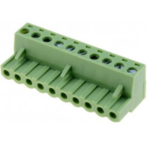 XY2500F-A(5.0)-10P; Pluggable terminal block; 5mm; ways: 10; straight; plug; female; XINYA
