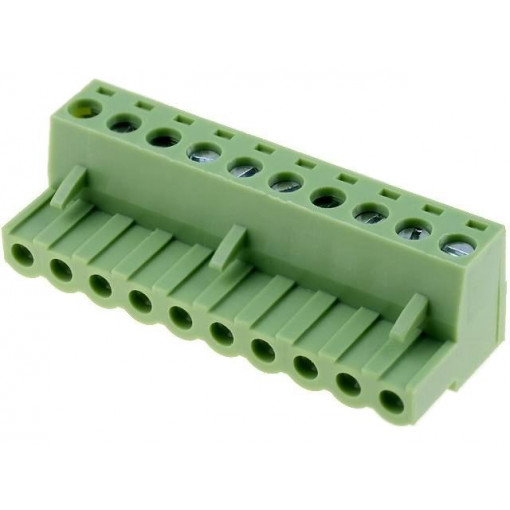 XY2500F-A(5.0)-10P; Pluggable terminal block; 5mm; ways: 10; straight; plug; female; XINYA