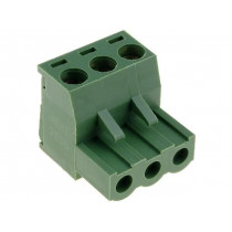XY2500F-A(5.0)-3P; Pluggable terminal block; 5mm; ways: 3; straight; plug; female; XINYA
