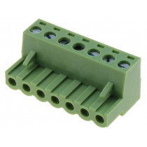 XY2500F-A(5.0)-7P; Pluggable terminal block; 5mm; ways: 7; straight; plug; female; XINYA
