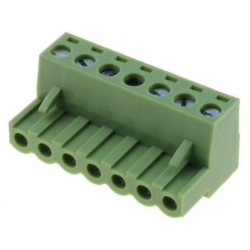 XY2500F-A(5.0)-7P; Pluggable terminal block; 5mm; ways: 7; straight; plug; female; XINYA