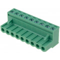 XY2500F-A(5.0)-9P; Pluggable terminal block; 5mm; ways: 9; straight; plug; female; XINYA