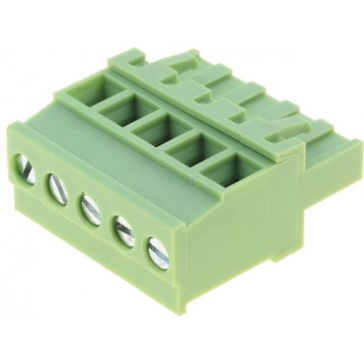XY2500F-BV(5.08)-5P; Pluggable terminal block; 5.08mm; ways: 5; angled 90°; plug; 300V; XINYA