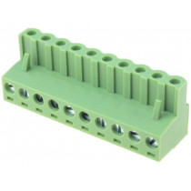XY2500F-B(5.08)-10P; Pluggable terminal block; 5.08mm; ways: 10; straight; plug; female; XINYA