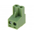 XY2500F-B(5.08)-2P; Pluggable terminal block; 5.08mm; ways: 2; straight; plug; female; XINYA