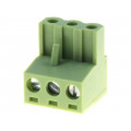 XY2500F-B(5.08)-3P; Pluggable terminal block; 5.08mm; ways: 3; straight; plug; female; XINYA