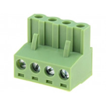 XY2500F-B(5.08)-4P; Pluggable terminal block; 5.08mm; ways: 4; straight; plug; female; XINYA