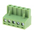 XY2500F-B(5.08)-5P; Pluggable terminal block; 5.08mm; ways: 5; straight; plug; female; XINYA